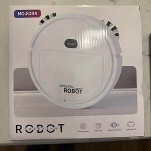 Robot Vacuum Sweeper – New in Box. Sweeper Robot K235 White Robotic Vacuum